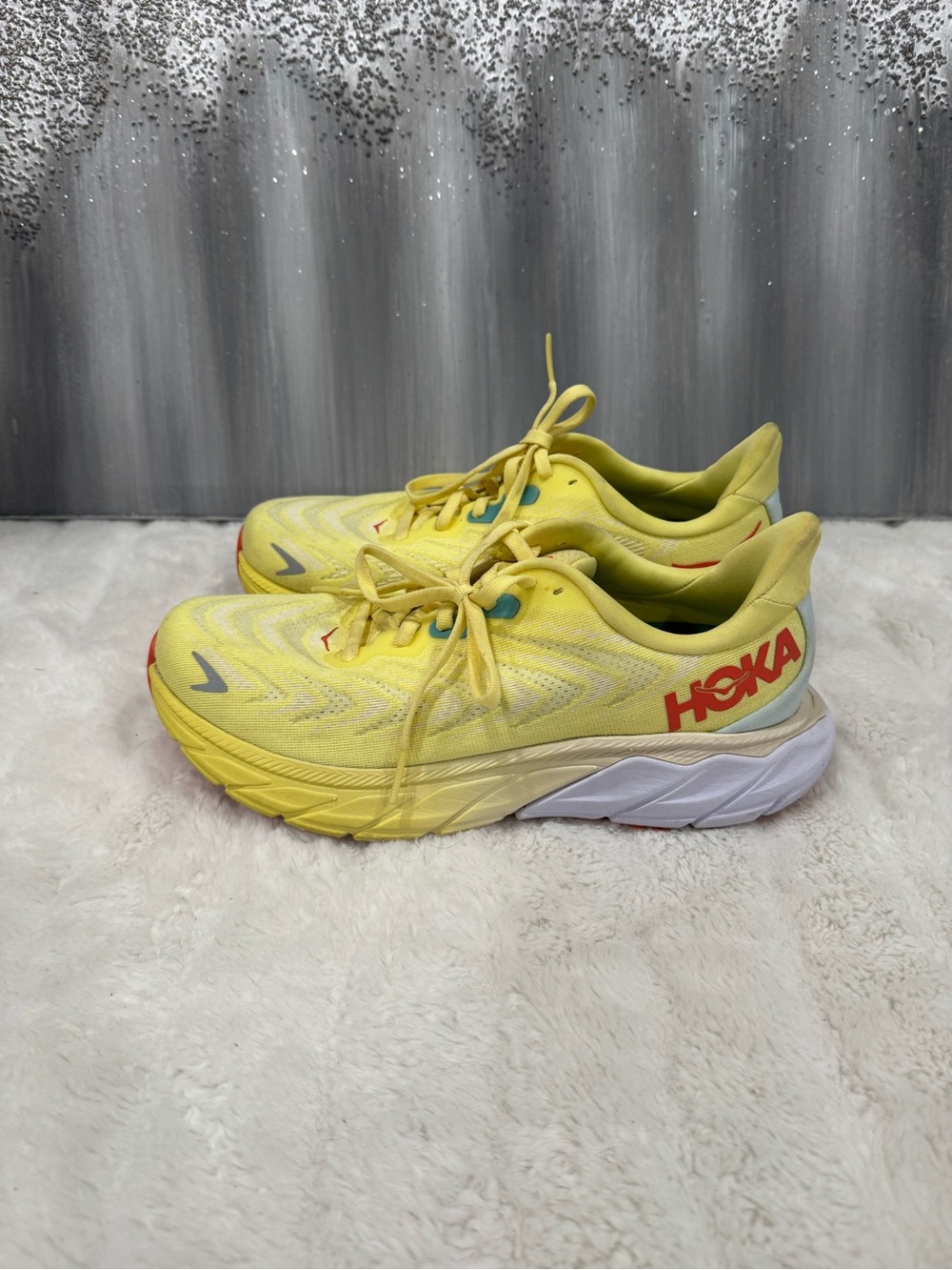 Hoka One One Ariahi 6 Running Shoe Yellow - Picture 3 of 6